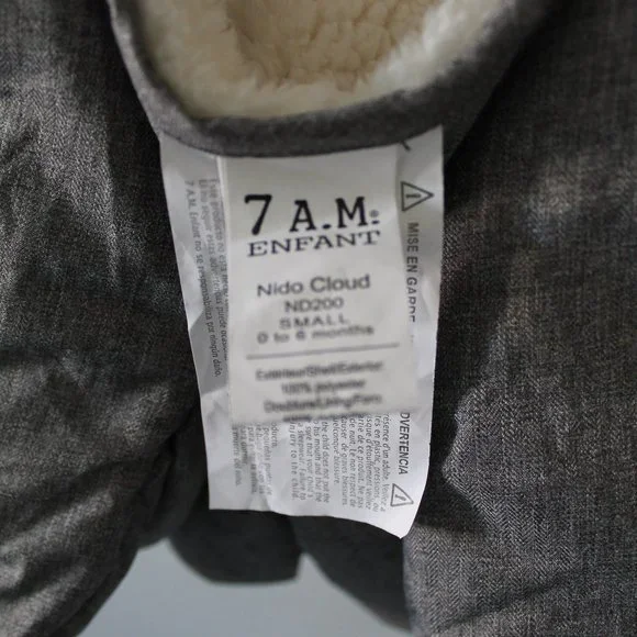 7am Enfant Nido Wrap Small 0 to 6 months - Grey - Picture 7 of 7